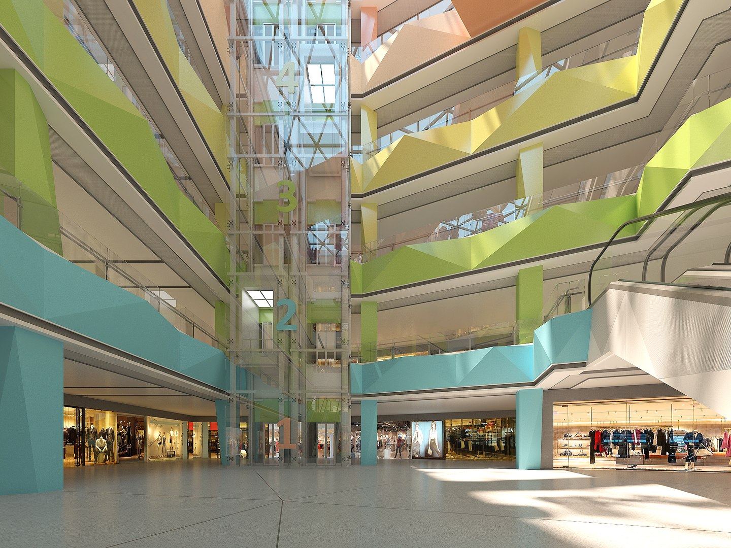 Shopping Mall 22 3D Model - TurboSquid 2111509