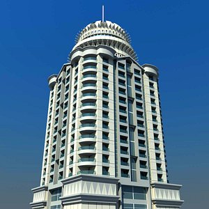 princess tower dubai 3d max