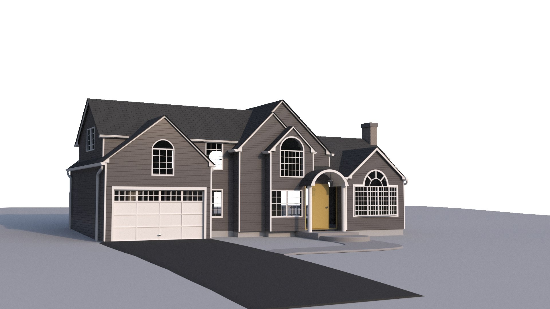 3D Generic House Model - TurboSquid 1902709