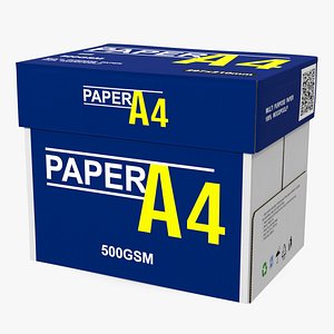 A4 Multipurpose Paper Box 80 Gsm 3D model