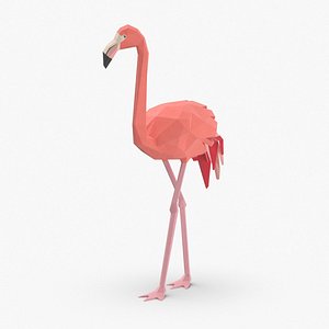 Flamingo Striding