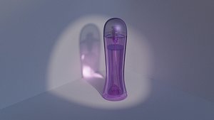 Purple Perfume Bottle 3D model