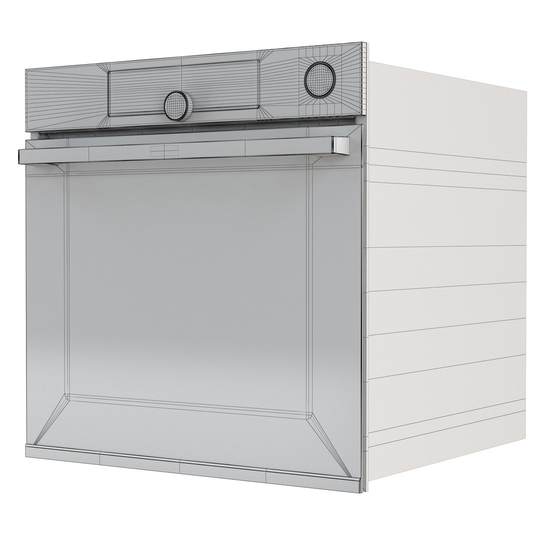 3D Wall oven Gorenje BSA6747A04X model - TurboSquid 2052765