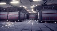 Modular Sci-Fi Hallway