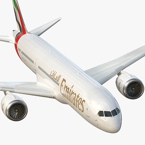 3D Emirates Boeing 789 SC model