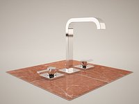 Allure 20188 Three - hole basin mixer