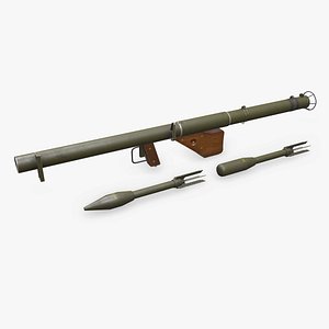 M1A1 Bazooka Low-poly PBR