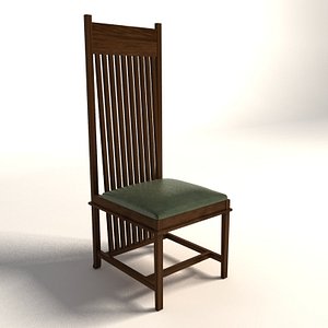 Frank Lloyd Wright Dana Thomas Large Side Chair