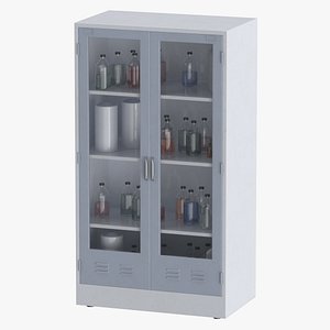 Chemical Storage Cabinets In Use