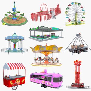 Amusement Park Collection 3 3D model