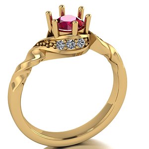 engagement ring gem designs model