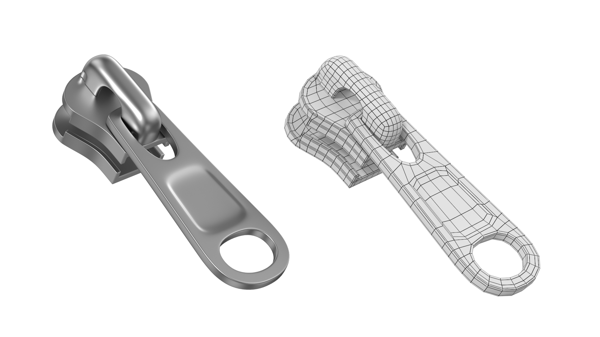 Zipper Slider 01 Base Mesh 3D model - TurboSquid 1718631