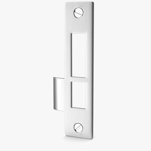 Door Lock Strike Plate Steel V02