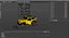 Jeep Wrangler 4x4 Trail SUV Yellow Rigged for Cinema 4D