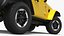 Jeep Wrangler 4x4 Trail SUV Yellow Rigged for Cinema 4D