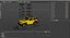 Jeep Wrangler 4x4 Trail SUV Yellow Rigged for Cinema 4D