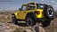 Jeep Wrangler 4x4 Trail SUV Yellow Rigged for Cinema 4D