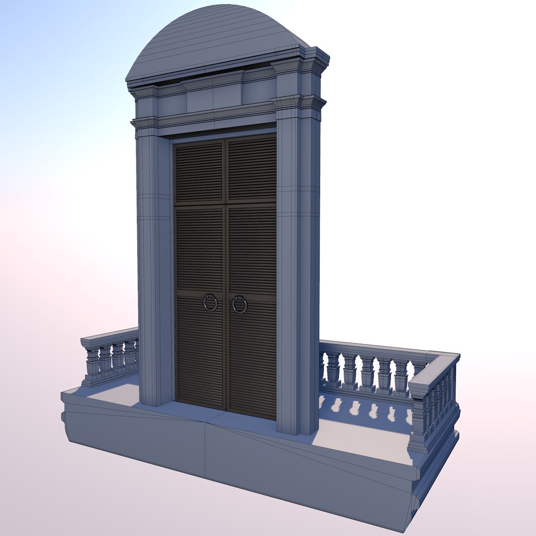 3d Model Balcony