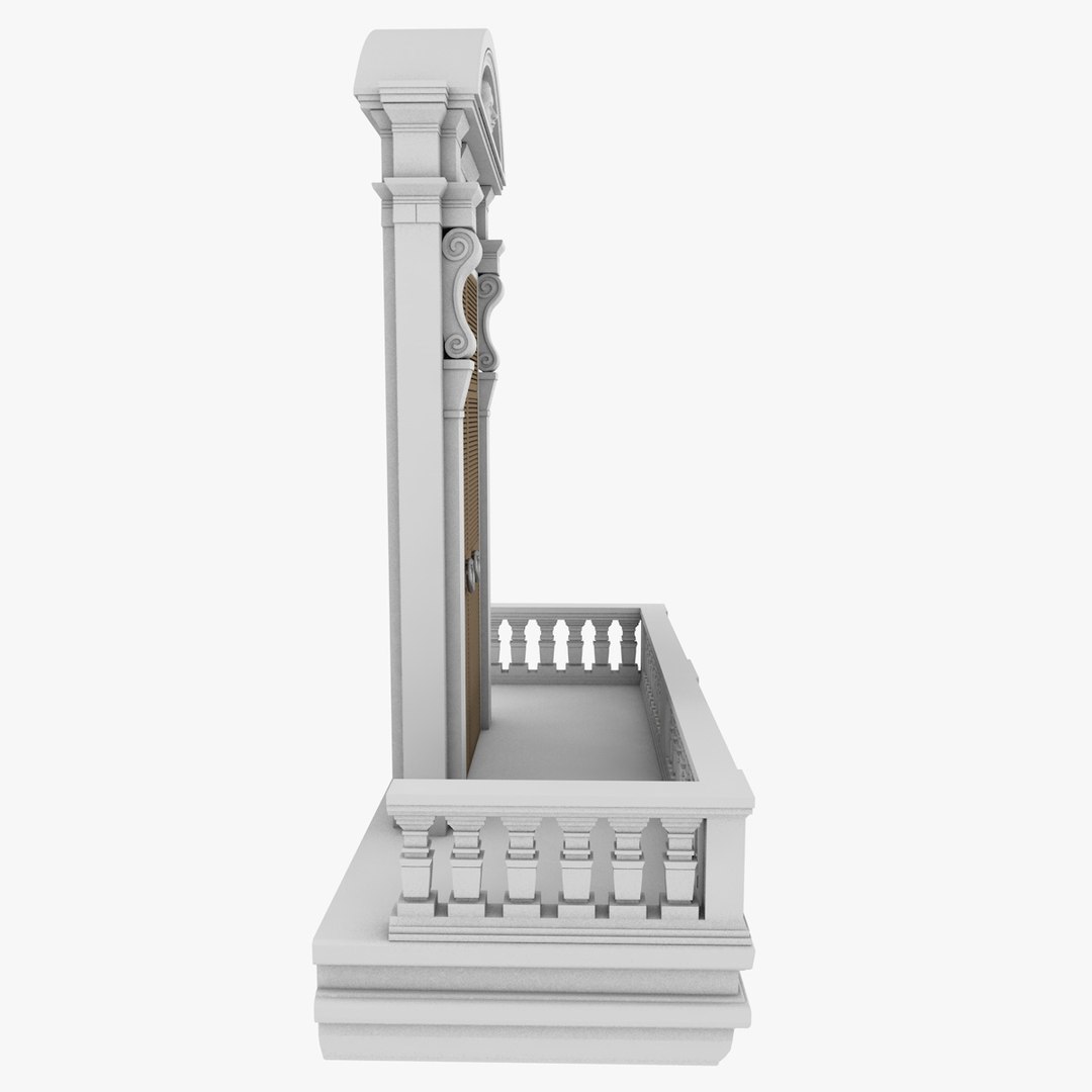 3d Model Balcony