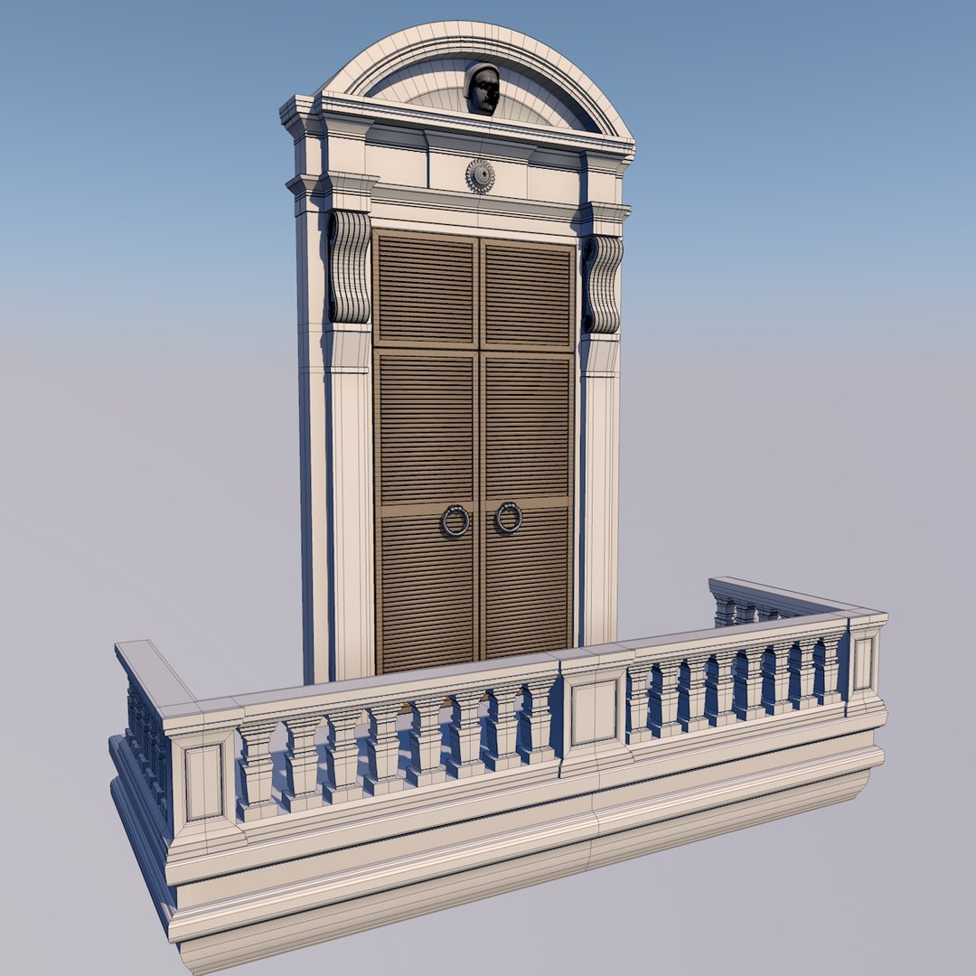3d Model Balcony