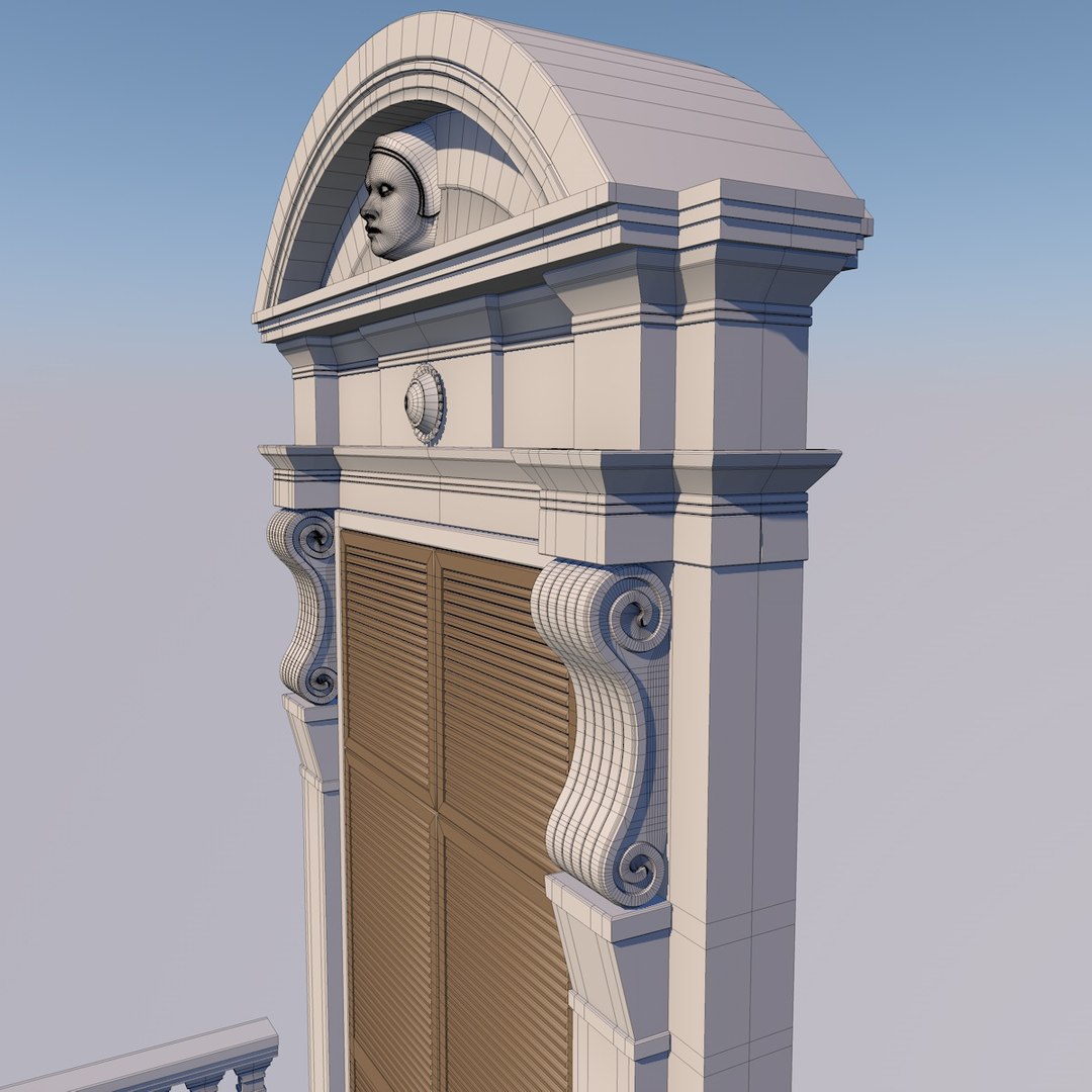 3d Model Balcony