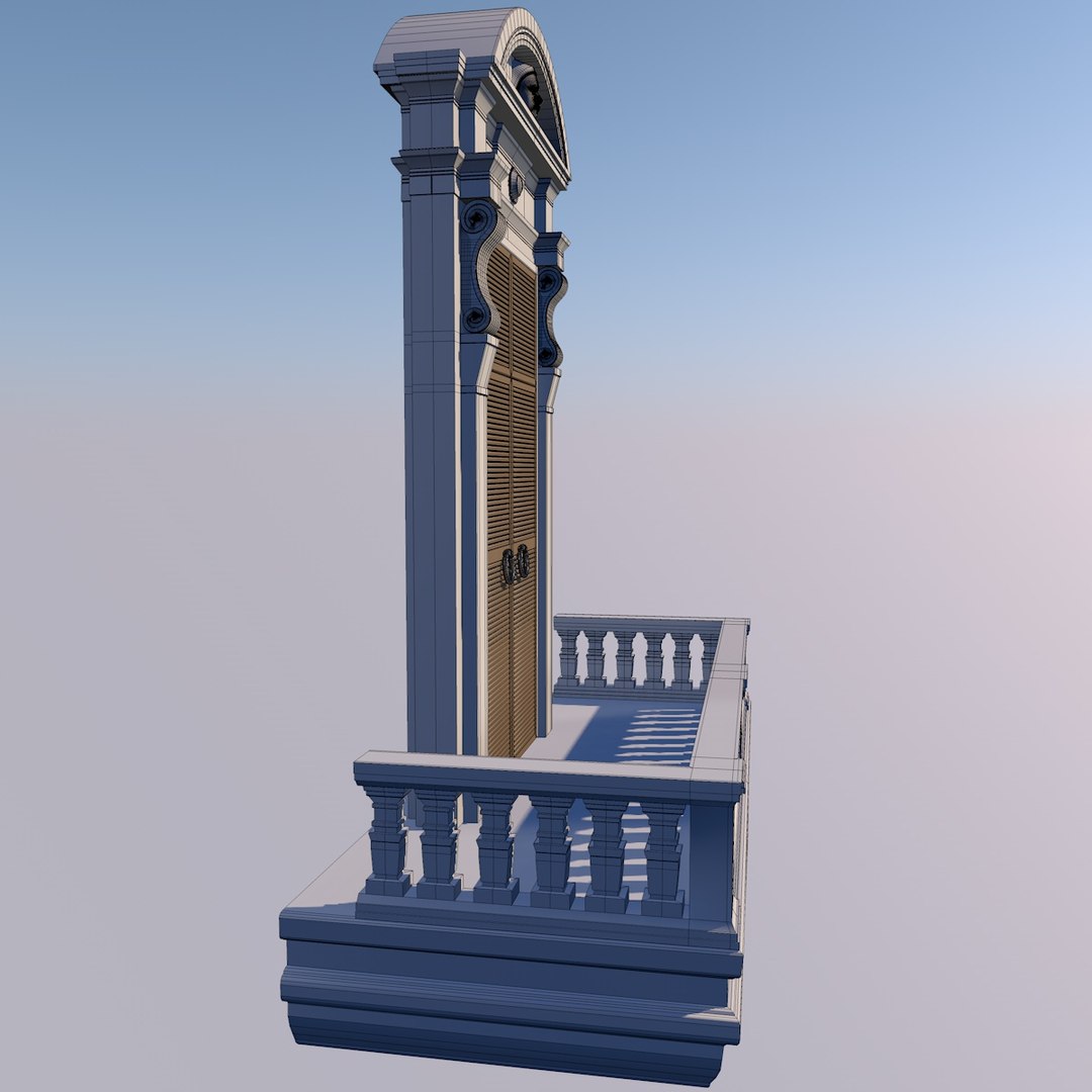 3d Model Balcony
