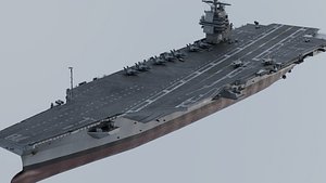 USS Gerald R Ford CVN-78 3D model