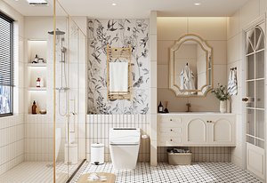3D model Modern bathroom