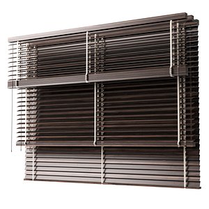 Wooden Blinds Set 42 model