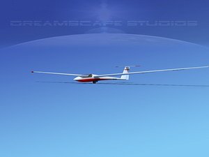3d asw 22 sailplane