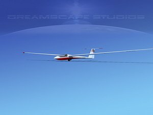 Schleicher ASW 22 Sailplane V02