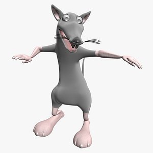 Toon Mouse Character Dancing Rig