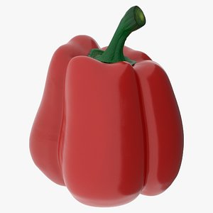 3D bell pepper model