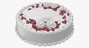 Butter Cream Rose Flower Cake