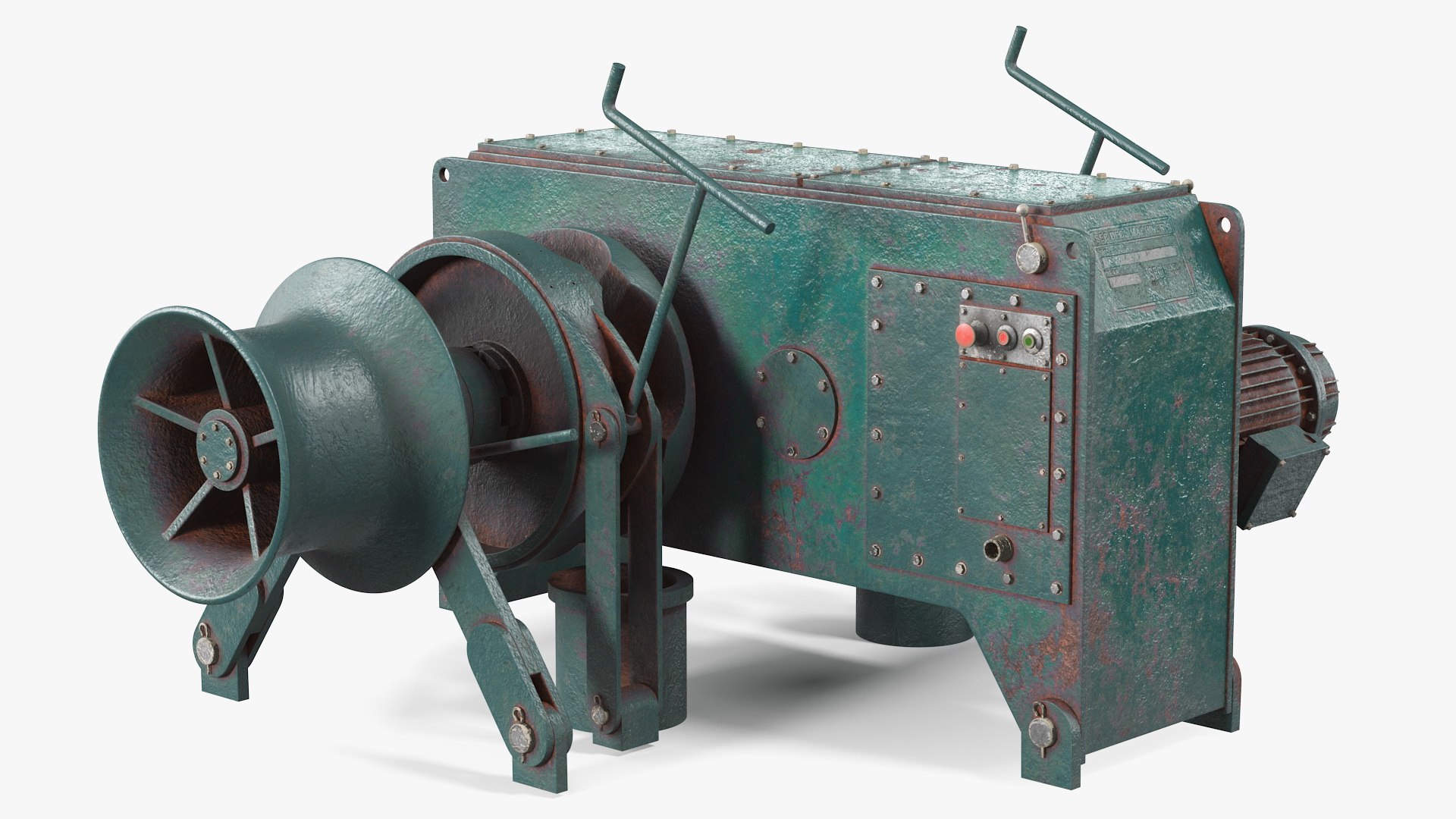 Anchor windlass mechanism 3D model TurboSquid 1618964