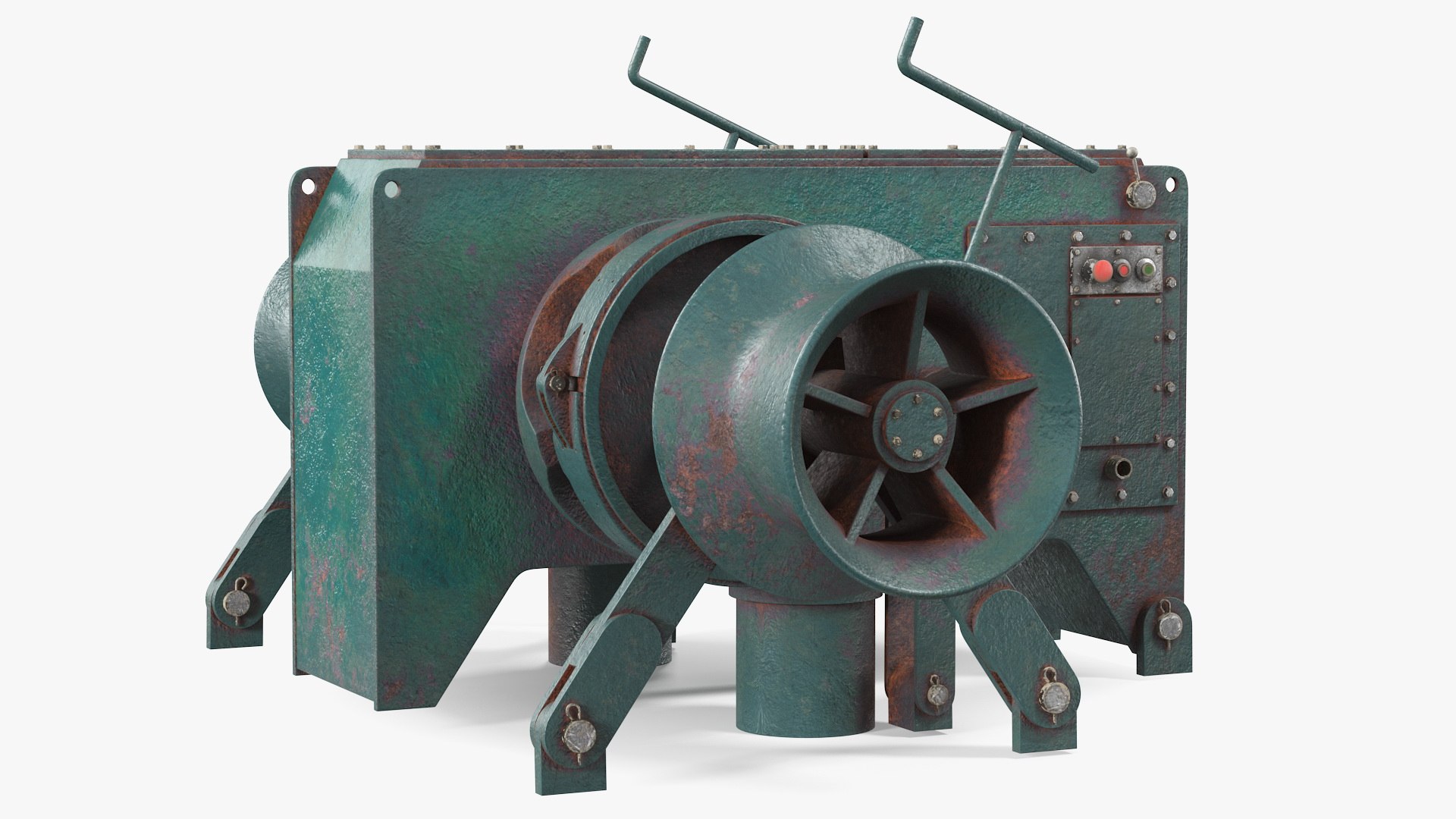 Anchor Windlass Mechanism 3D Model - TurboSquid 1618964
