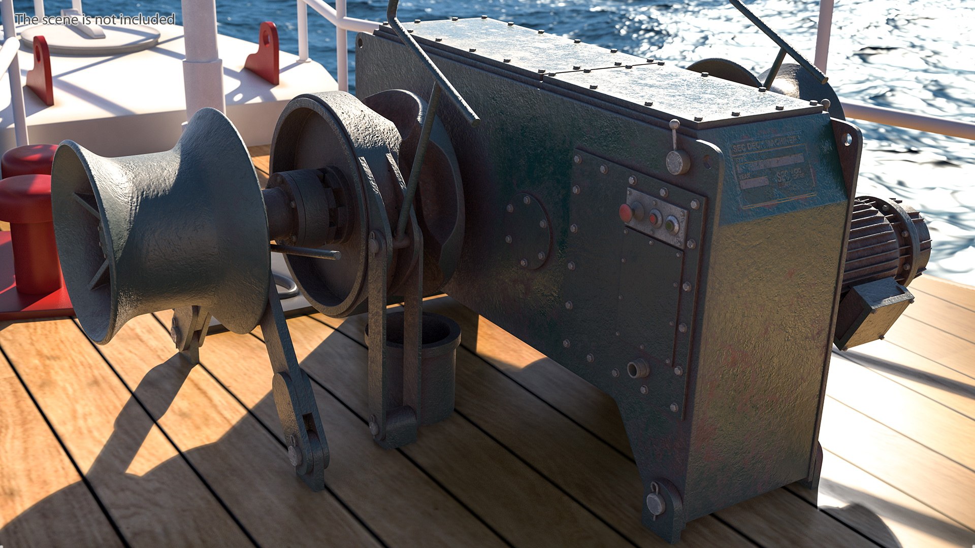 Anchor windlass mechanism 3D model TurboSquid 1618964