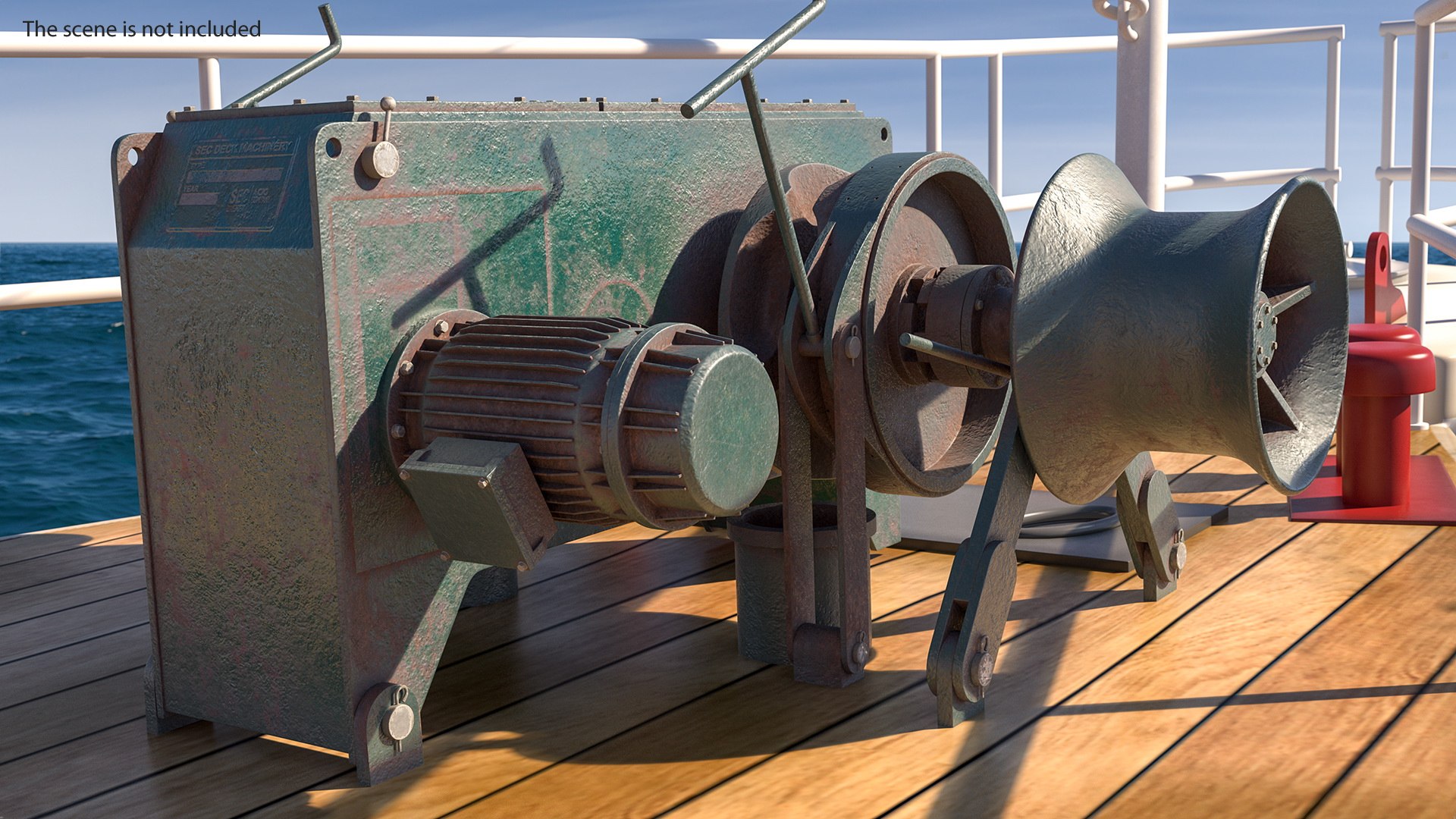 Anchor windlass mechanism 3D model TurboSquid 1618964