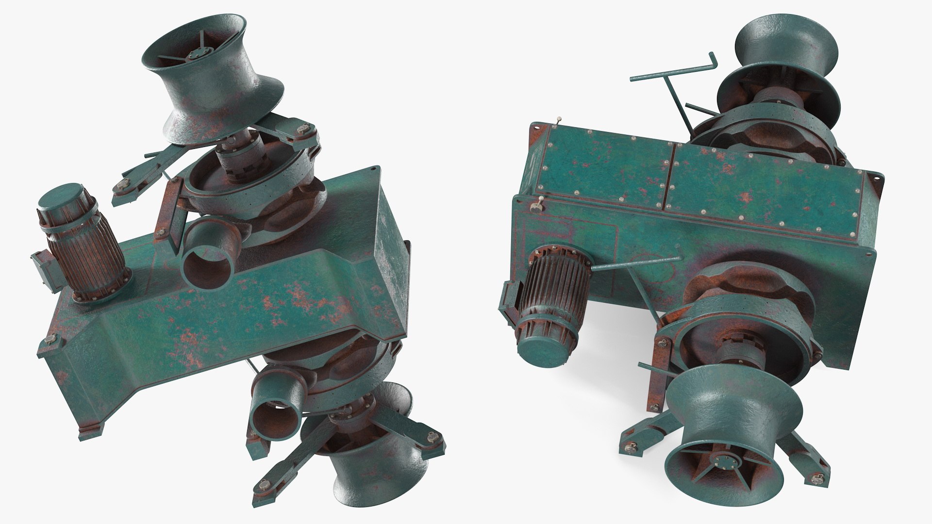 Anchor Windlass Mechanism 3D Model - TurboSquid 1618964