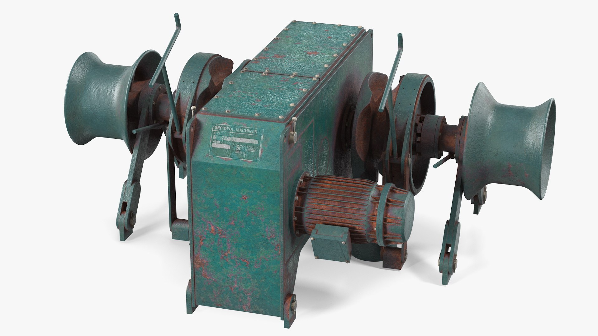 Anchor Windlass Mechanism 3D Model - TurboSquid 1618964