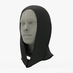 scarf head 3D model