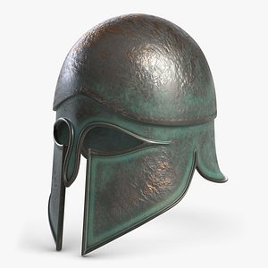3d antique helmet