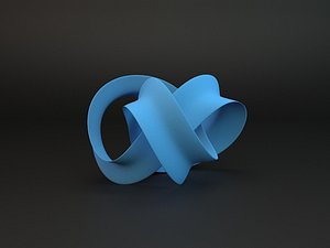 Marete Rasmussen - blue loop sculpture