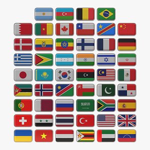 Worlds Flags Icons