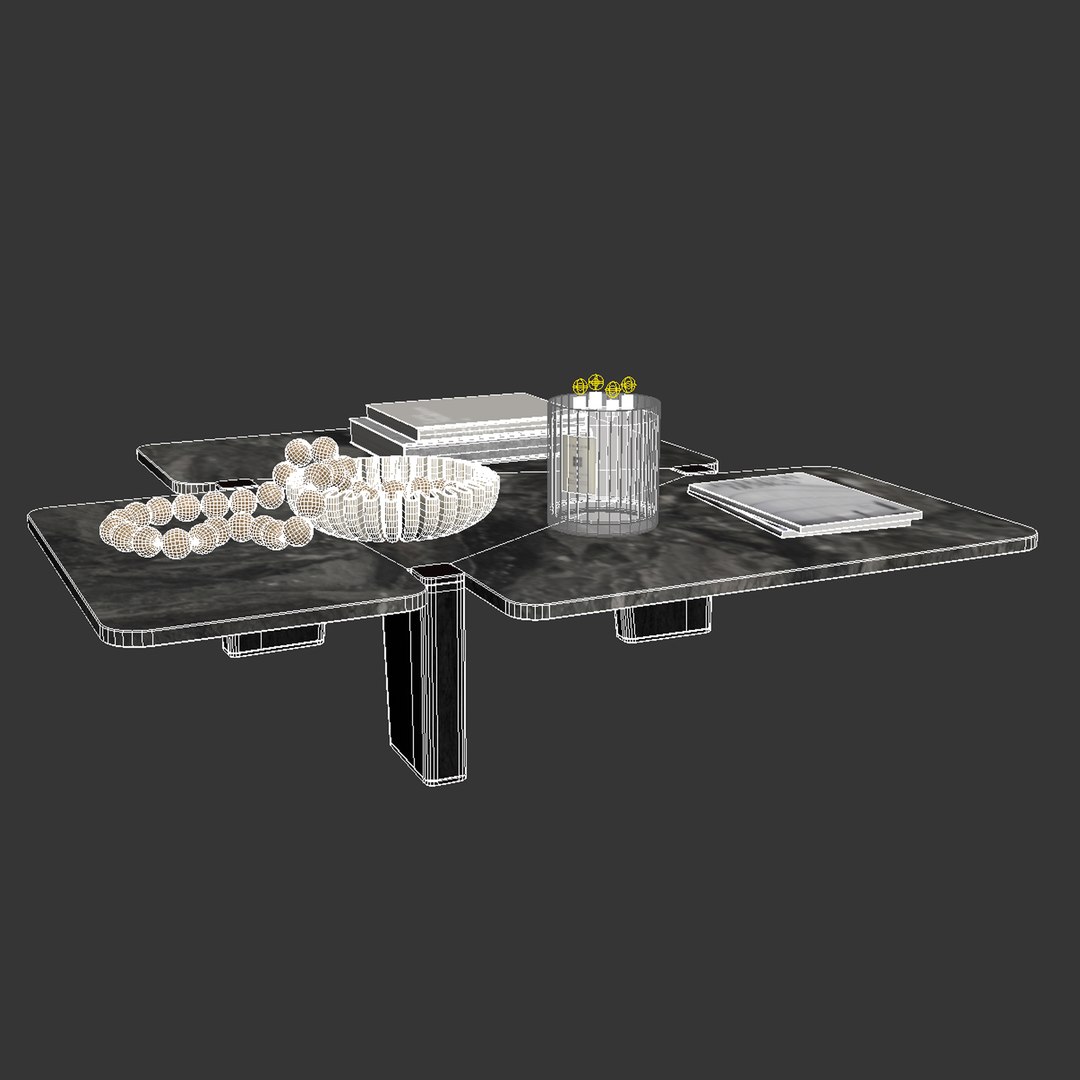 3D MINOTTI Jacob Coffee Table TurboSquid 2023608