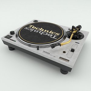 Technics SL-1200M7L Turntable White 3D model