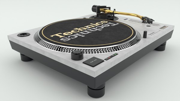 modelo 3d Tocadiscos Technics SL-1200M7L Verde - TurboSquid 2098794