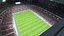 3D soccer stadium model