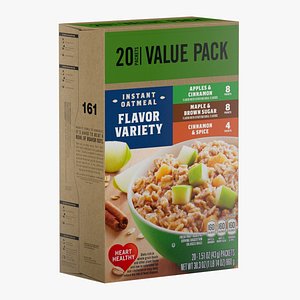 3D model Insant Oatmeal PBR Realistic