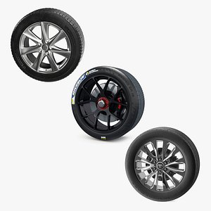 Toyota Wheels Collection 3D model